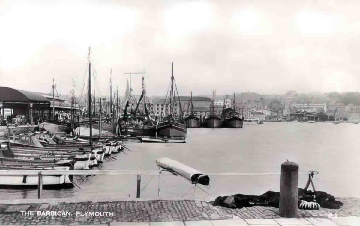 Devon Plymouth The Barbican Vintage A4 Photo Print