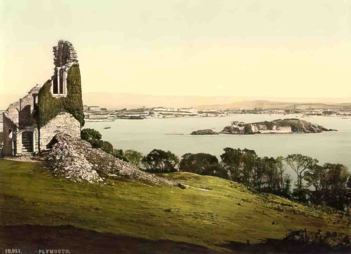 Devon Plymouth Vintage A4 Photo Print