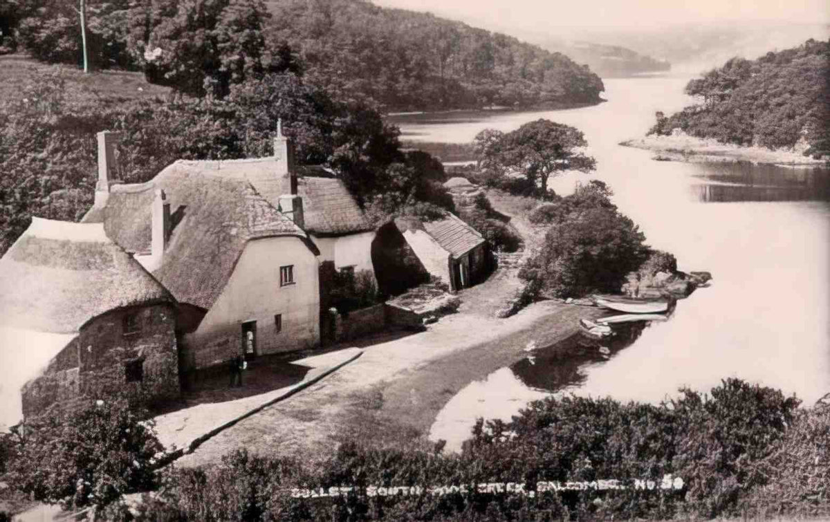 Devon Salcombe Gullet South Pool Creek Vintage A4 Photo Print