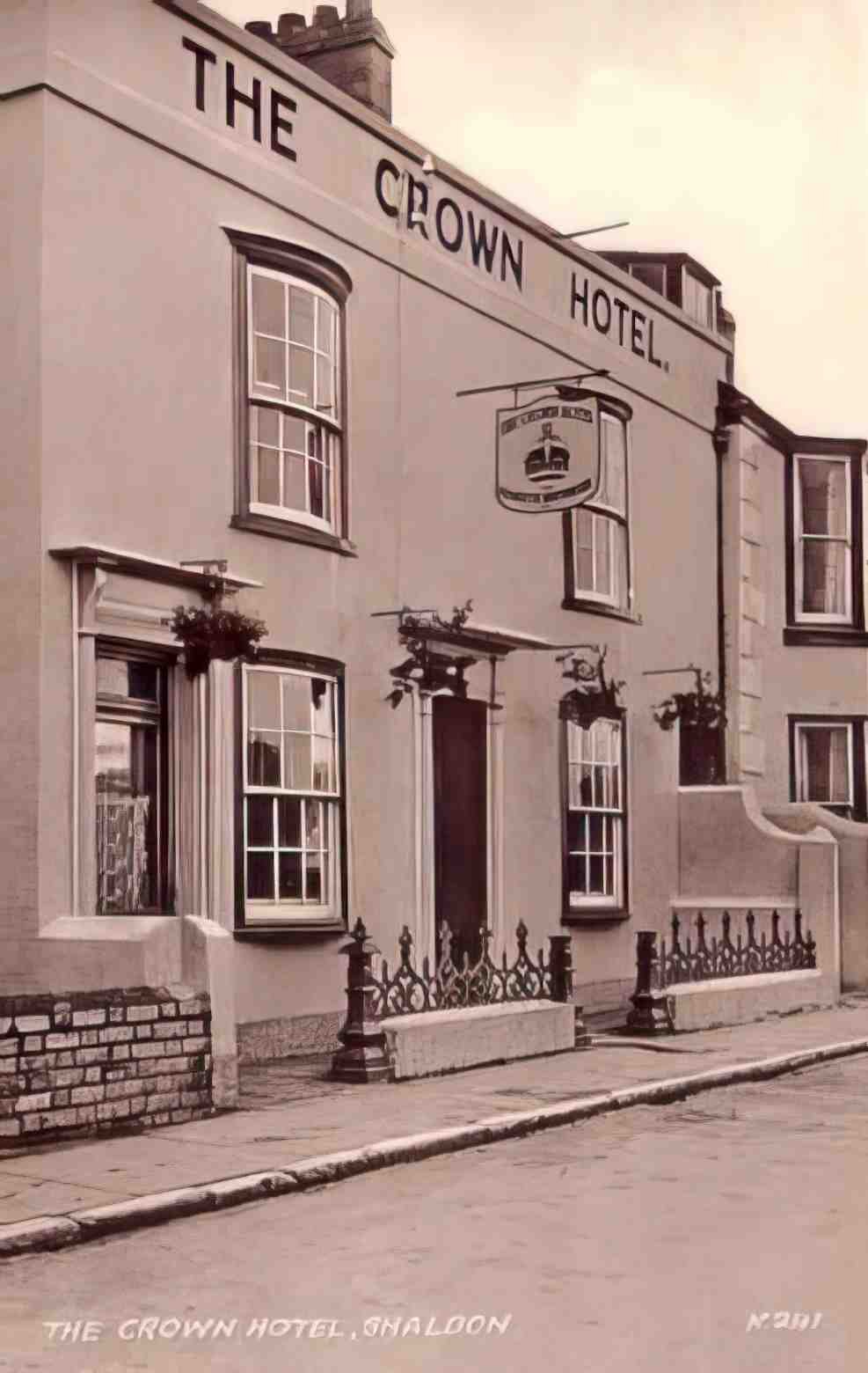Devon Shaldon Crown Hotel Vintage A4 Photo Print