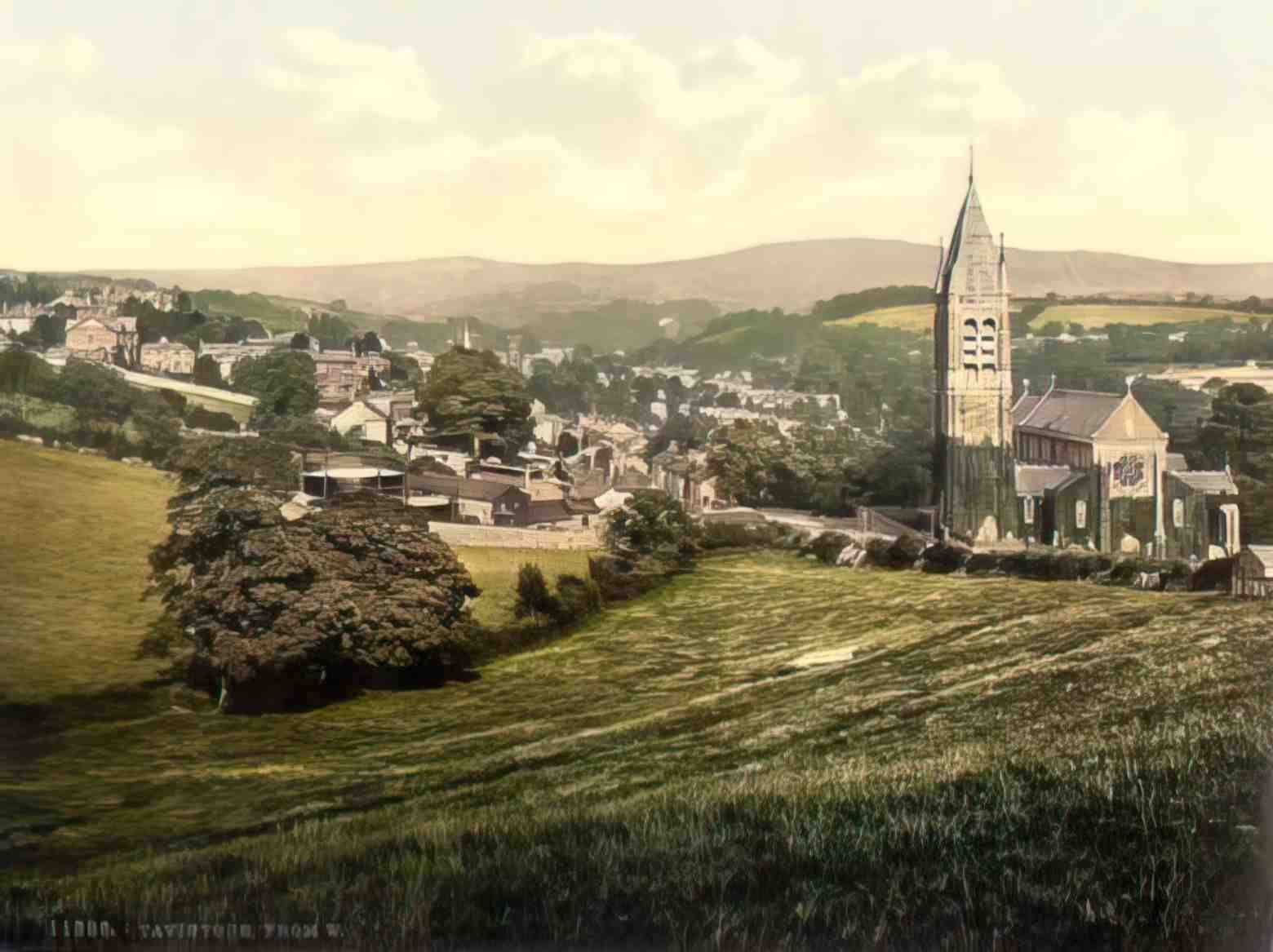 Devon Tavistock from West Vintage A4 Photo Print
