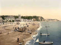 Devon Teignmouth Beach Vintage A4 Photo Print