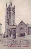 Devon Teignmouth St Michaels Church 1900s Vintage A4 Photo Print