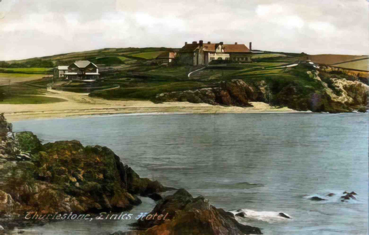 Devon Thurlestone Links Hotel 1930 Vintage A4 Photo Print