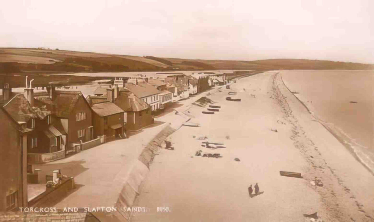 Devon Torcross and Slapton Sands Vintage A4 Photo Print