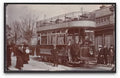 Devon Torquay 1907 First Tram No 12 To Beacon Quay Close Up Vintage A4 Photo Print