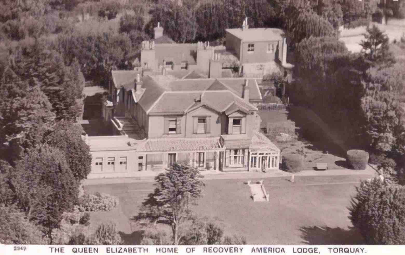 Devon Torquay Queen Elizabeth Home of Recovery Vintage A4 Photo Print
