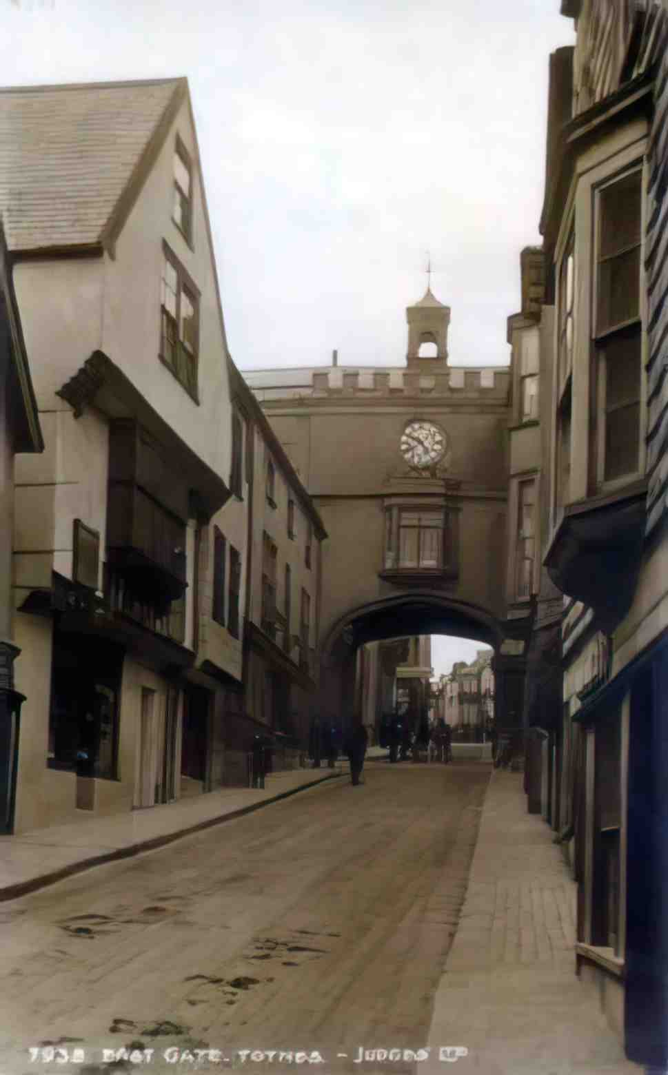 Devon Totnes East Gate 1920s Vintage A4 Photo Print