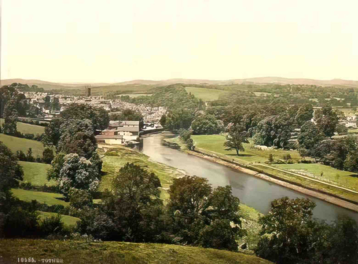 Devon Totnes Vintage A4 Photo Print
