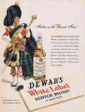 Dewars White Label 2 Vintage Retro Advert Poster A4 Photo Print