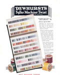Dewhursts Sylko Thread Vintage Retro Advert Poster A4 Photo Print