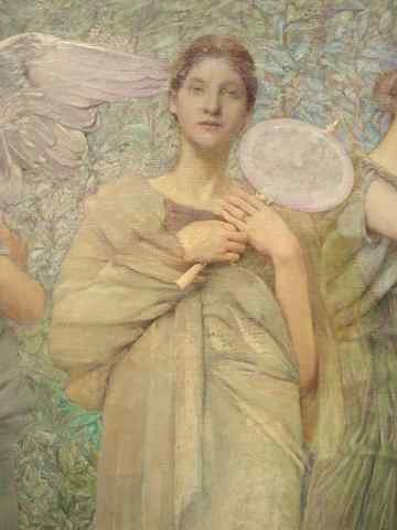 Dewing Thomas The Days detail1 A4 Photo Print
