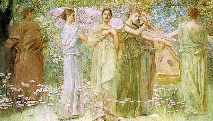 Dewing Thomas Wilmer American 1851 19381 Art A4 Photo Print UK