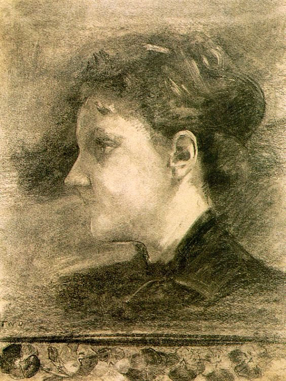 Dewing Thomas Wilmer American 1851 19382 Art A4 Photo Print UK