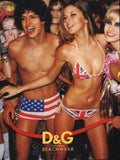 Dg Beachwear Bikini Vintage Retro Advert Poster A4 Photo Print