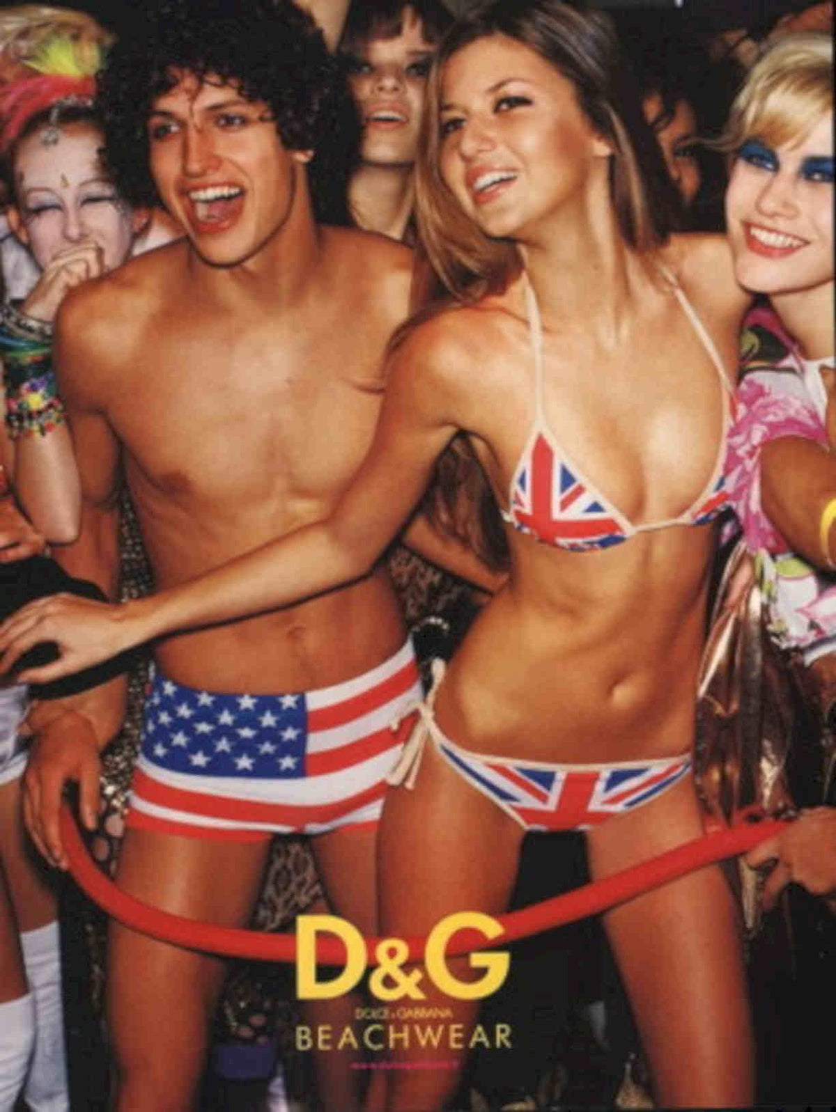 Dg Beachwear Bikini Vintage Retro Advert Poster A4 Photo Print