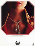 Diamond Necklace Red Vintage Retro Advert Poster A4 Photo Print