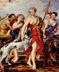 Diana With Nymphs Rubens A4 Photo Print