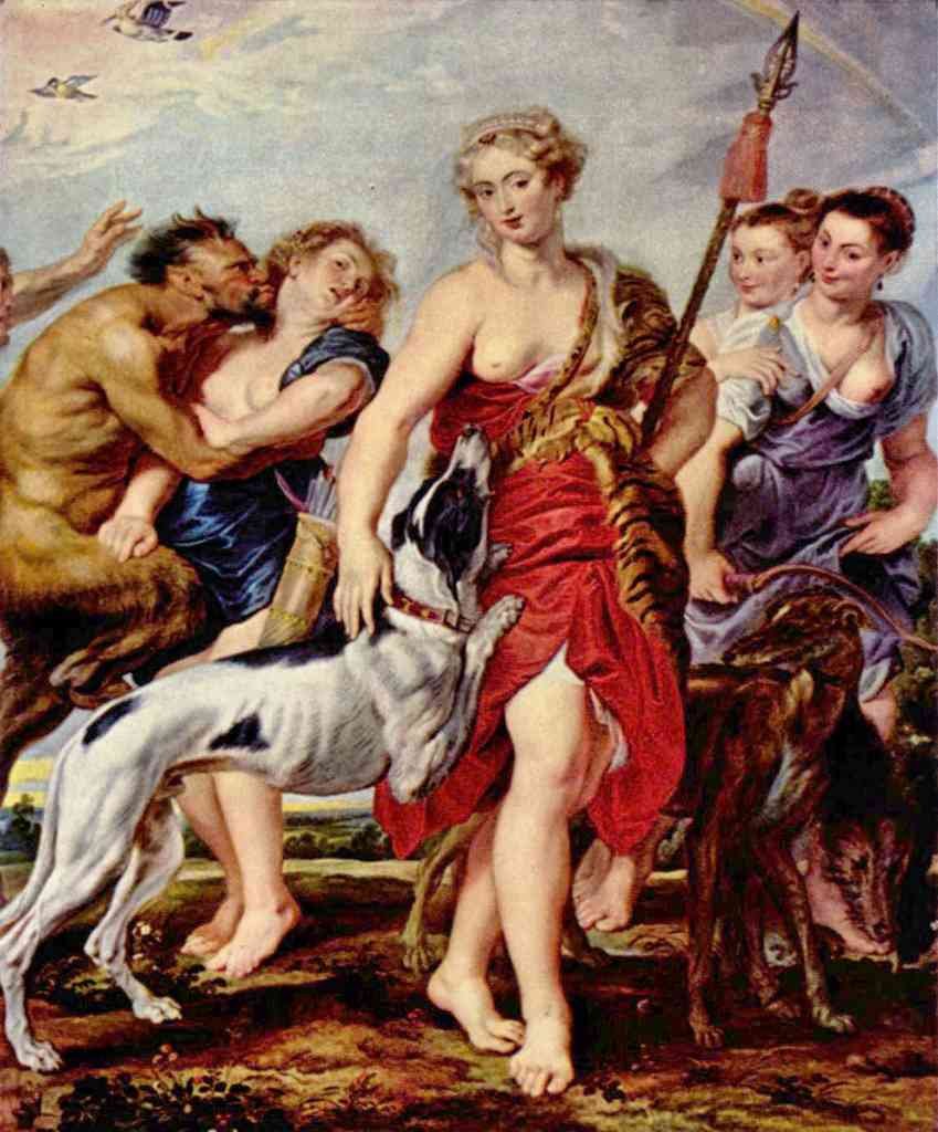 Diana With Nymphs Rubens A4 Photo Print