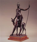 Diana and a Doe Art A4 Photo Print