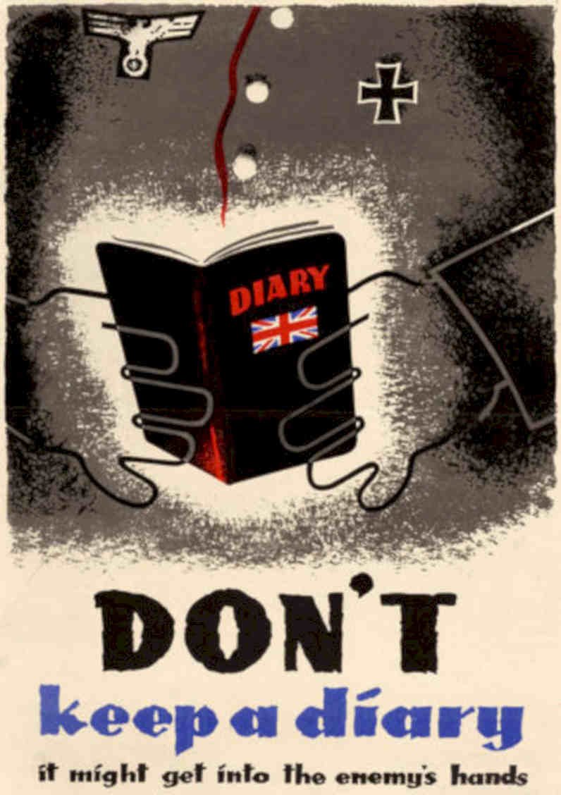 Diary Union Flags Vintage Retro Advert Poster A4 Photo Print
