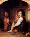 Dicksee Thomas Francis Begging For Bread Art A4 Photo Print