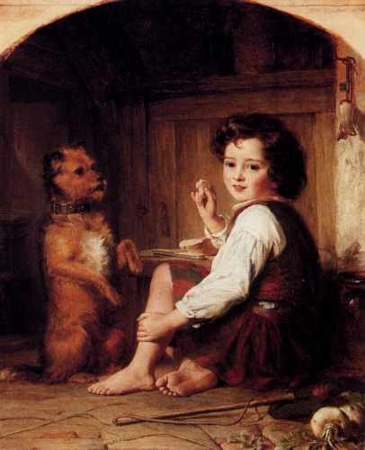 Dicksee Thomas Francis Begging For Bread A4 Photo Print
