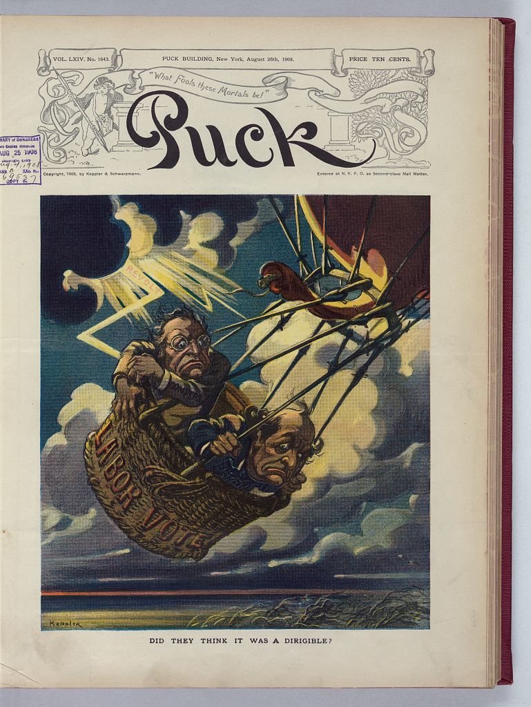 Did they think it was a dirigible PUCK A4 Photo Print