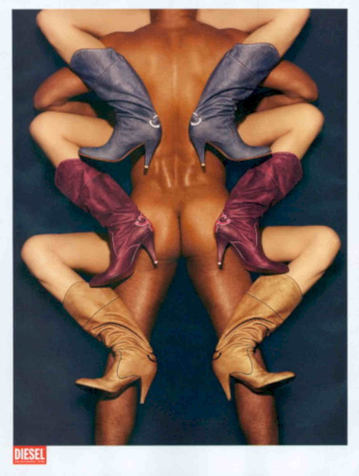 Diesel Boots Unity Vintage Retro Advert Poster A4 Photo Print