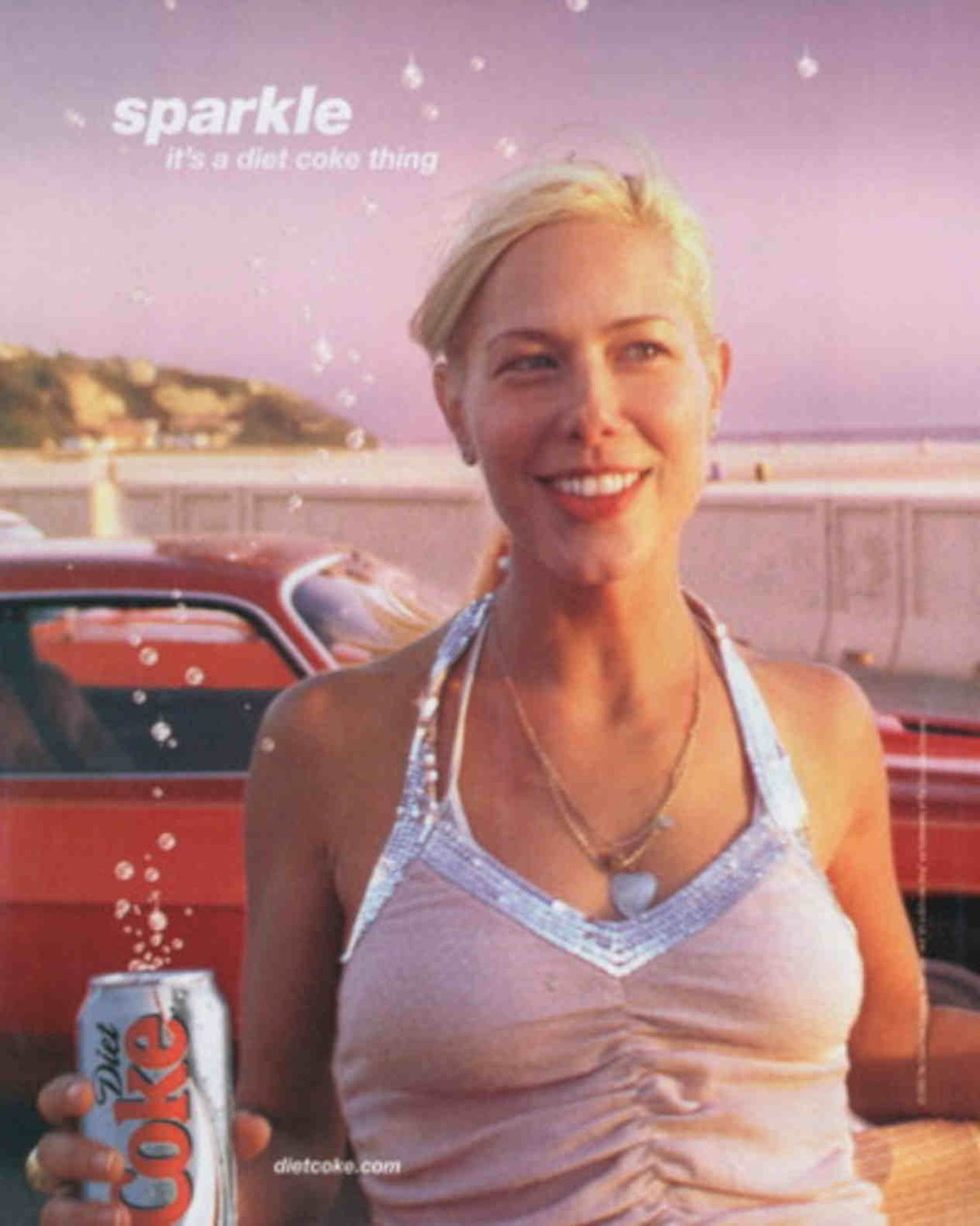 Diet Coke Sparkle Vintage Retro Advert Poster A4 Photo Print