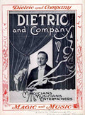 Dietric Magic Magician Vintage A4 Photo Print