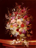 Dietrich Adelheid Still Life With Flowers Art A4 Photo Print