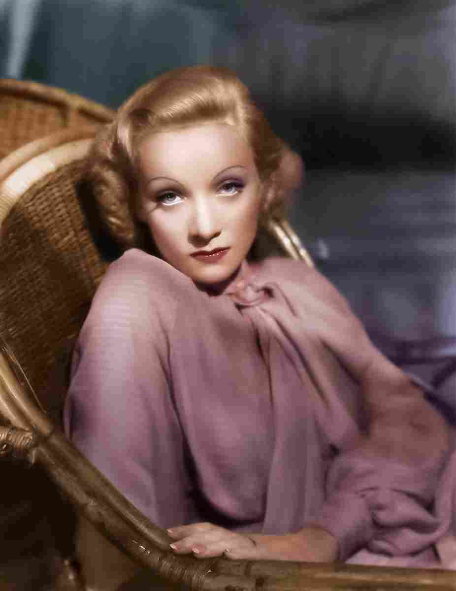 Dietrich Marlene 35 film star poster A4 Photo Print
