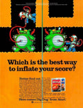Dig Dug Arcade Vintage Retro Advert Poster A4 Photo Print