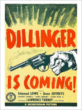 Dillinger Is Coming Movie Poster Vintage Retro Advert Poster A4 Photo Print