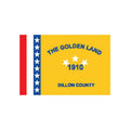 Dillon County Flag N6444 A4 Photo Print