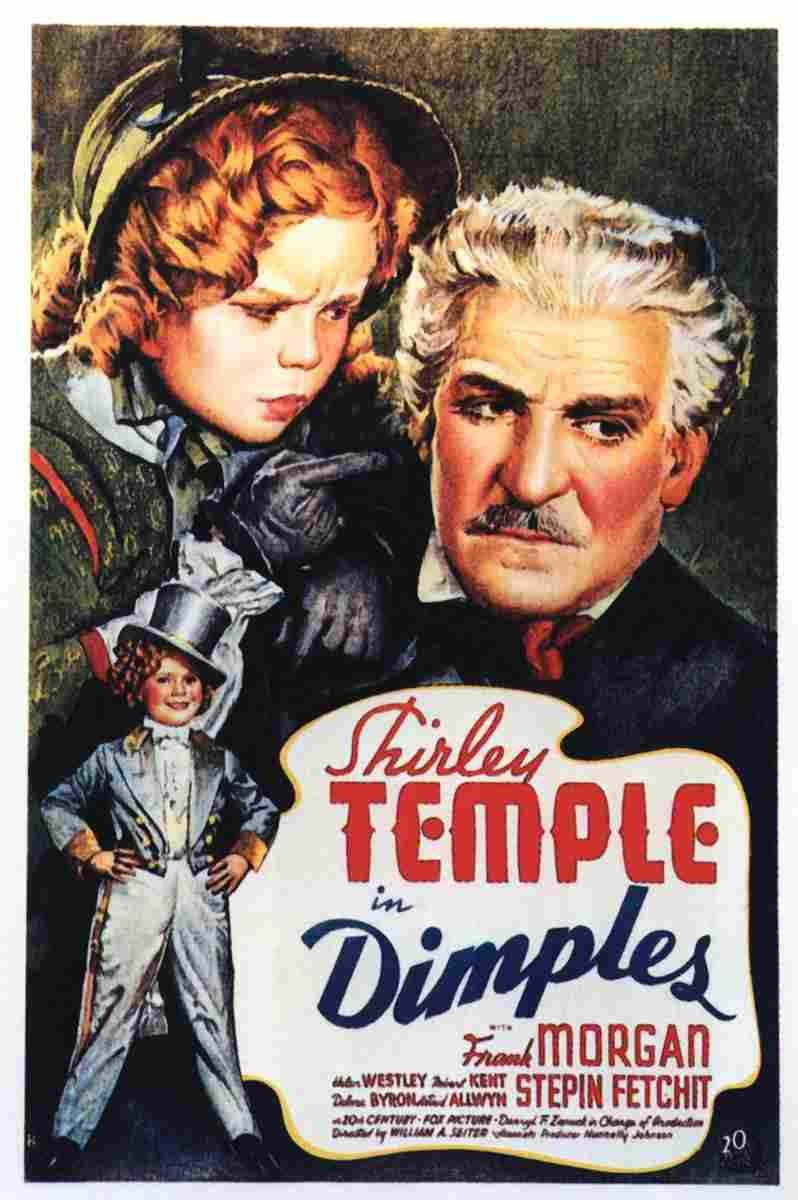 Dimples 1936 01  film star poster A4 Photo Print