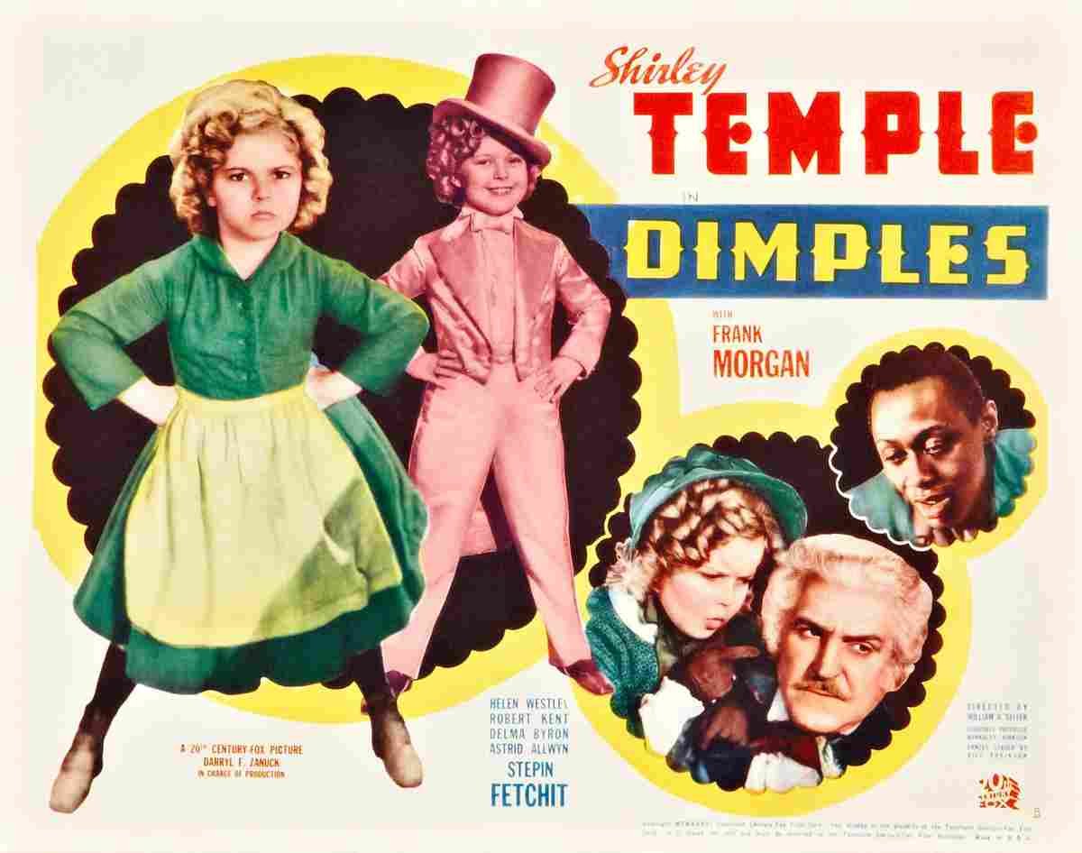 Dimples 1936 11  film star poster A4 Photo Print