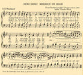Ding Dong Merrily on High Woodward 1848 1934 and Tabourot 1519 1593 Christmas Music 1950 A4 Photo Print
