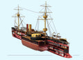 Dingyuan class ironclad cutaway A4 Photo Print