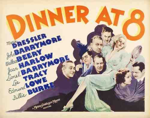  Dinner At Eight 02 film star poster A4 Photo Print