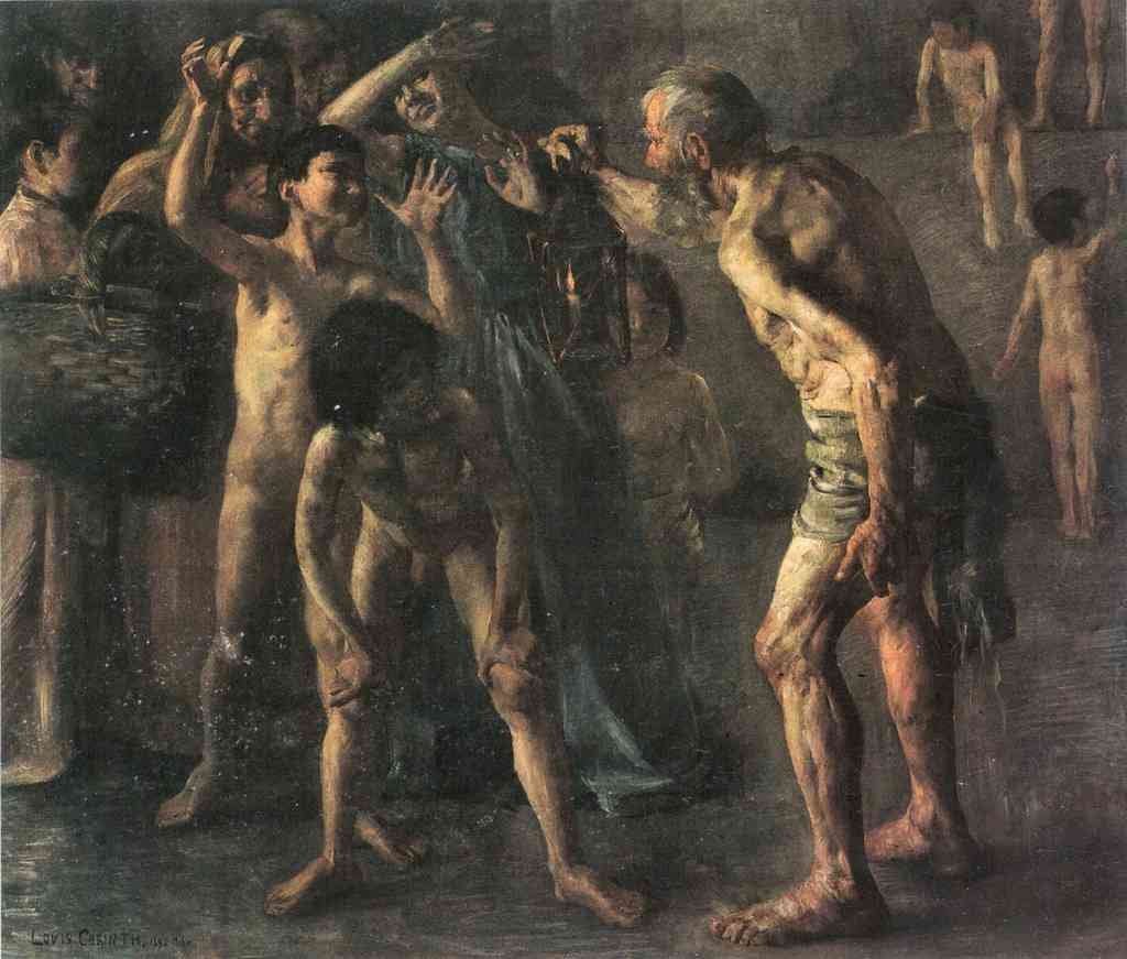 Diogenes Lovis Corinth Impressionism European A4 Photo Print
