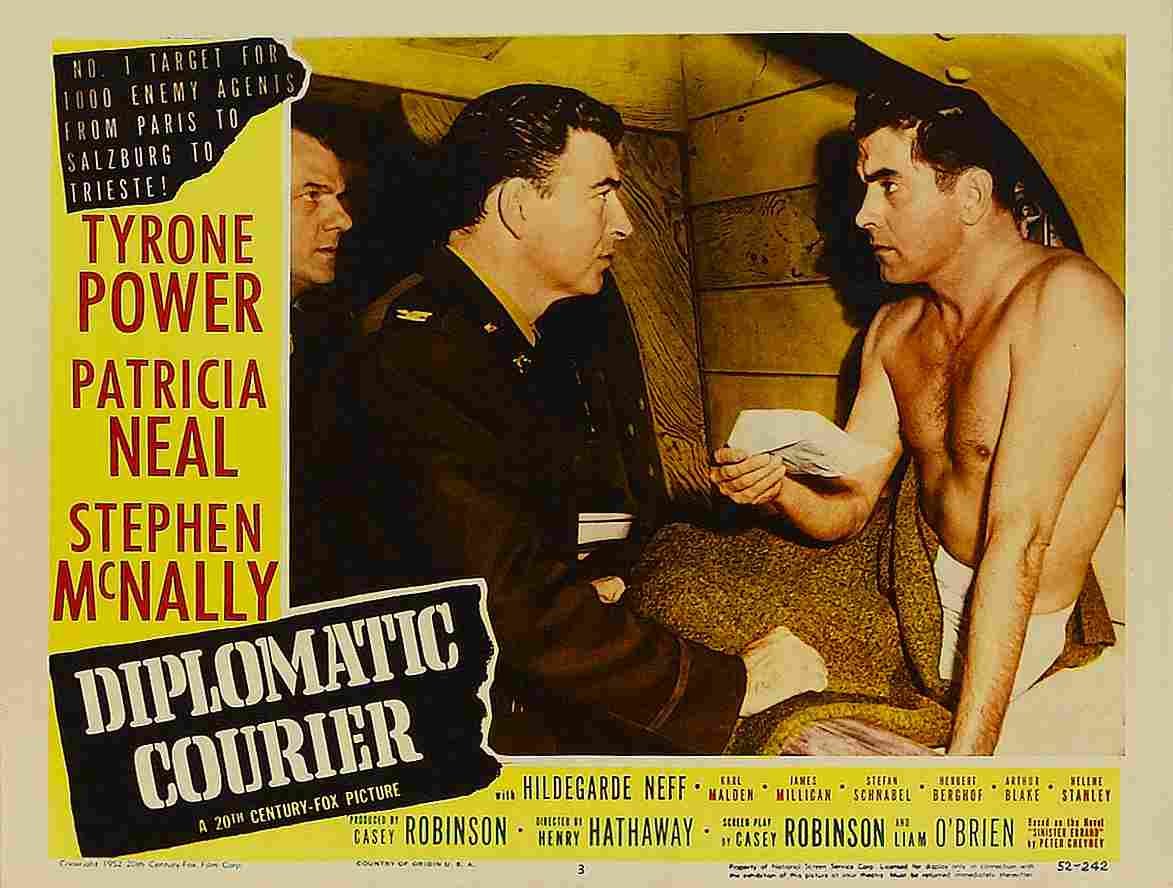 Diplomatic Courier 06  film star poster A4 Photo Print