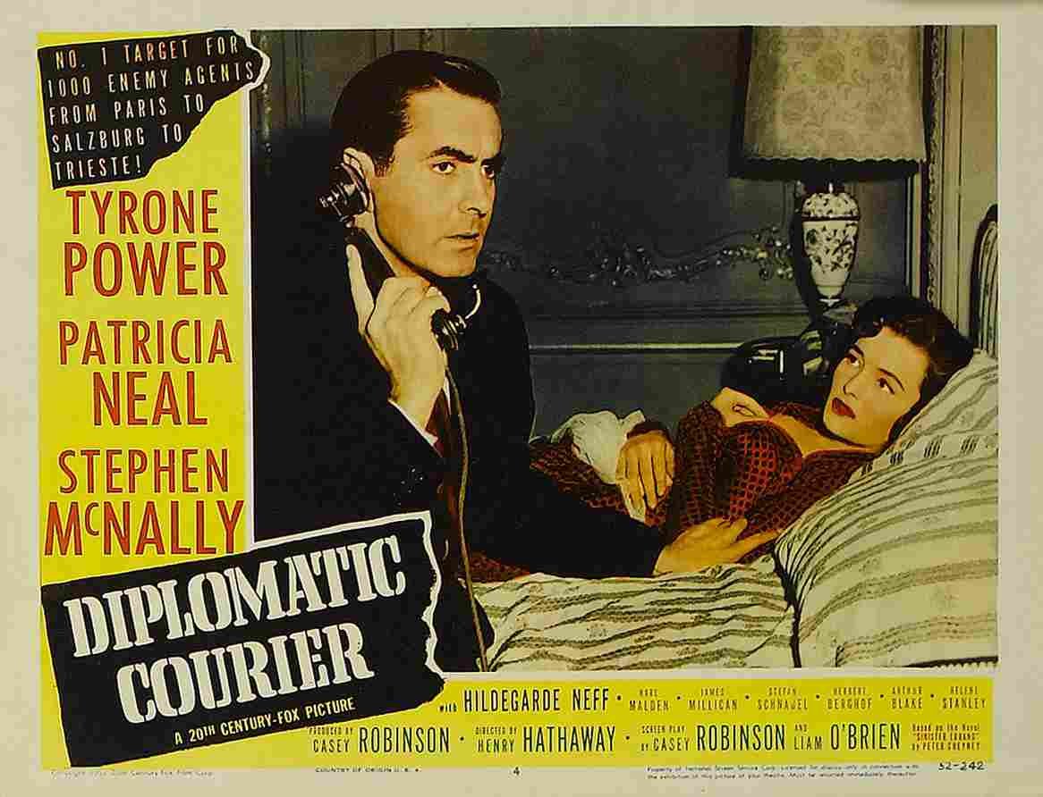 Diplomatic Courier 07  film star poster A4 Photo Print