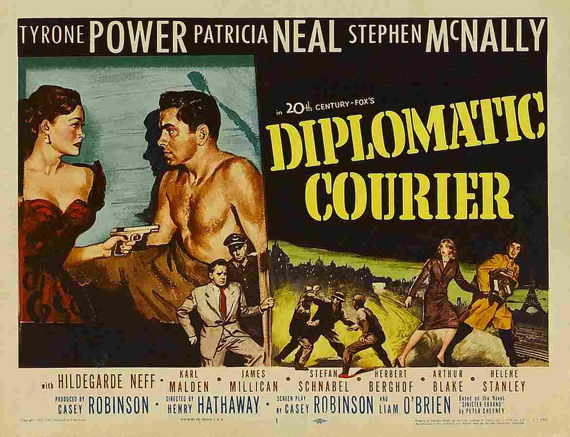 Diplomatic Courier 08  film star poster A4 Photo Print