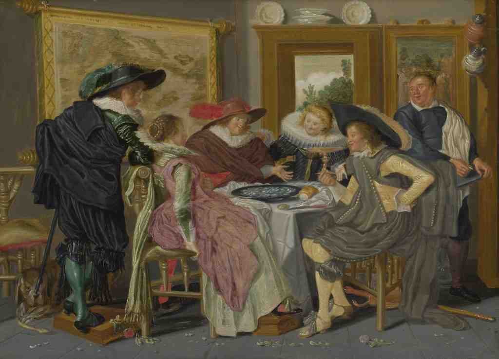 Dirck Hals A Party at Table A4 Photo Print