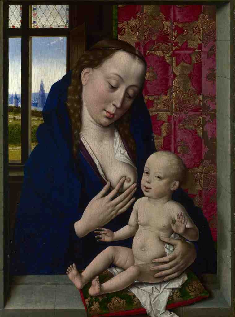 Dirk Bouts The Virgin and Child A4 Photo Print