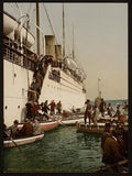 Disembarking from a ship II Algiers Vintage A4 Photo Print