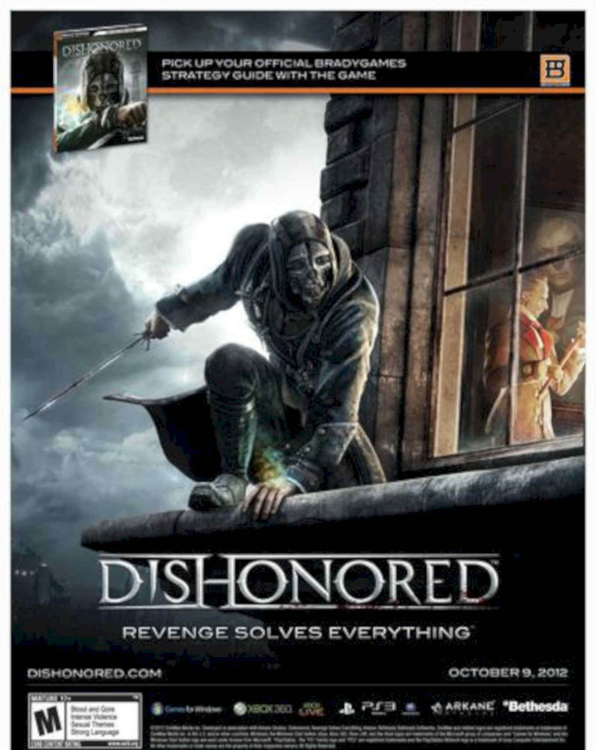 Dishonored Revenge Solves Vintage Retro Advert Poster A4 Photo Print