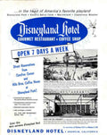 Disneyland Hotel Castle Vintage Retro Advert Poster A4 Photo Print